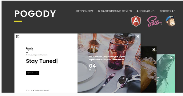 Pogody – Responsive HTML5 Coming Soon Template — Website Template by ThemeForest