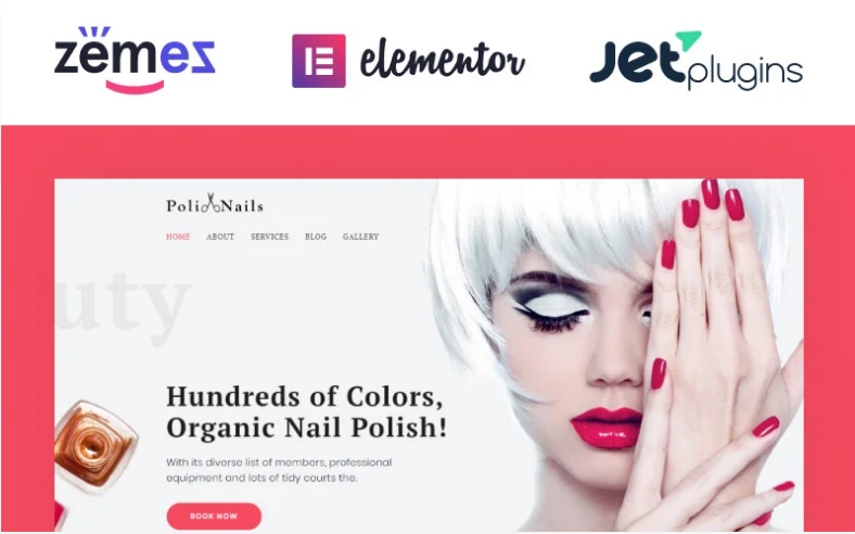 Product Image - Poli Nails – Nail Salon with Great Widgets and Elementor WordPress Theme