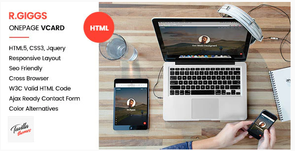 Portfolio, Resume & Cv Template - R. Giggs