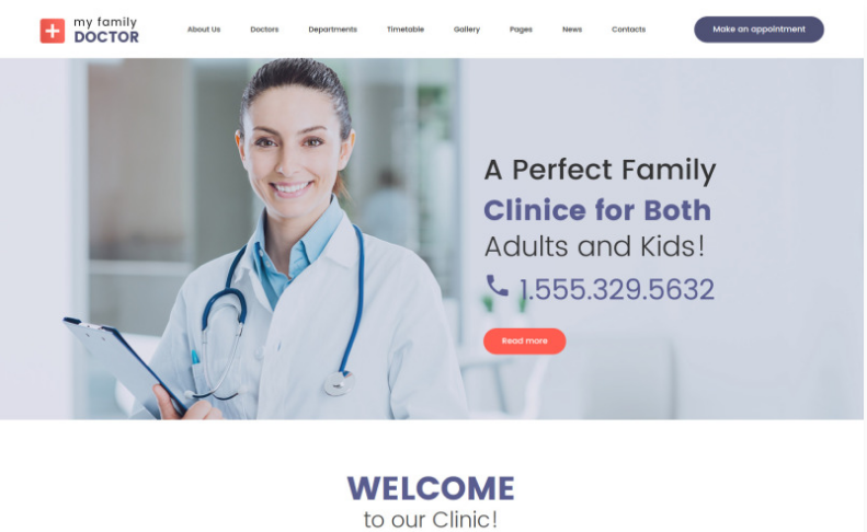 Product Image - Private Family Doctor WordPress Theme