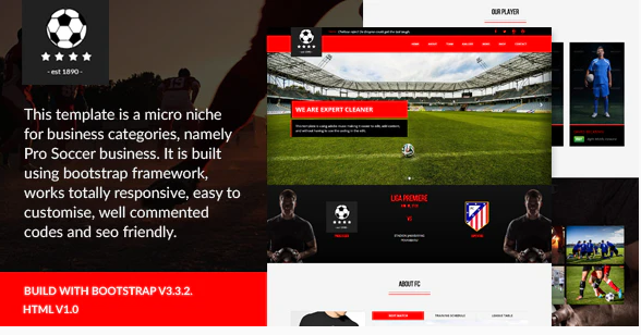 Pro Soccer - Football Club Template