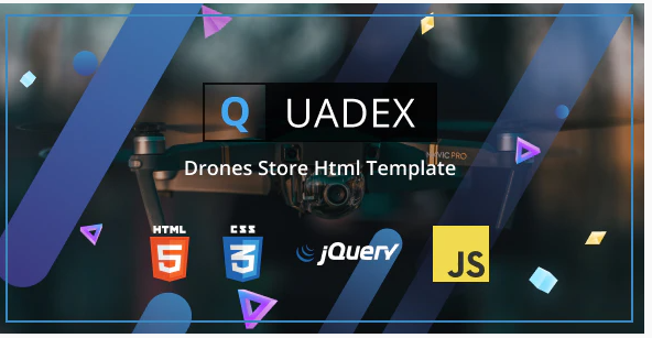 Quadex - Drones Store Html Template