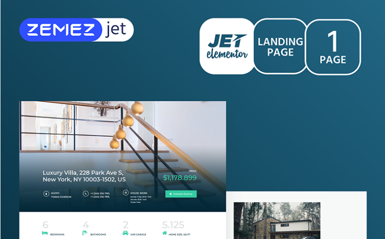 Realcity - Real Estate Jet Elementor Template