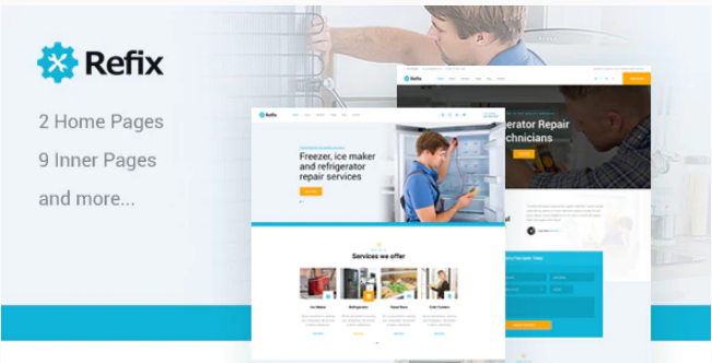 Refix - Fridge & Freezer Repair Company HTML Template
