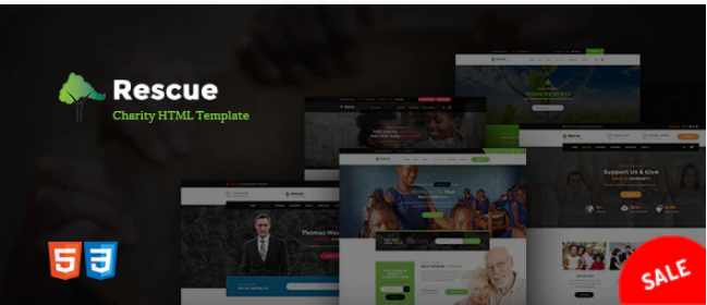 Rescue - Charity, Nonprofit, NGO & Fundraising Multipurpose HTML5 Template