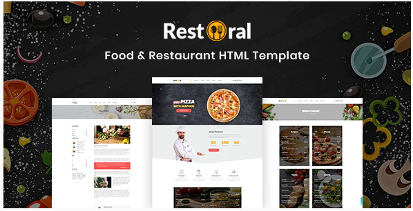 Restoral - Food & Restaurant HTML Responsive Bootstrap 4 Template