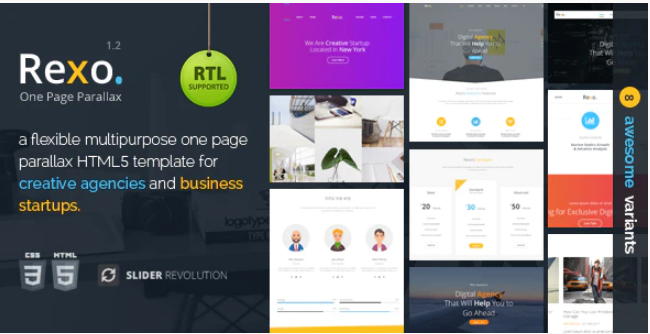 Rexo - One Page Parallax