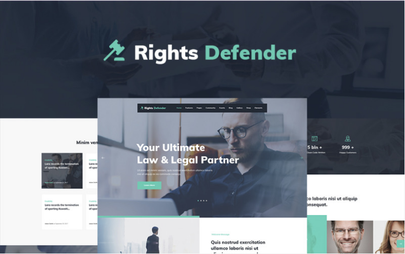 Rights Defender WordPress Theme