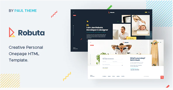 Robuta - Personal Onepage HTML Template