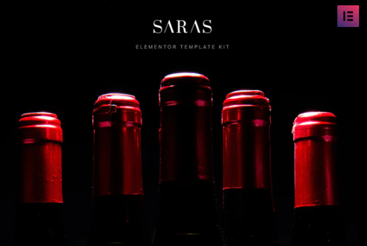 Saras - Wine Template Kit