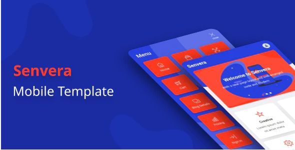 Senvera - Mobile Template
