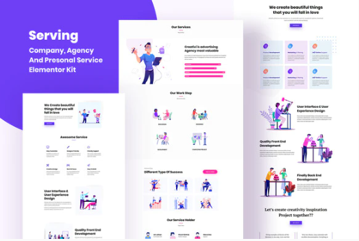 Serving - Service & Business Template Kit