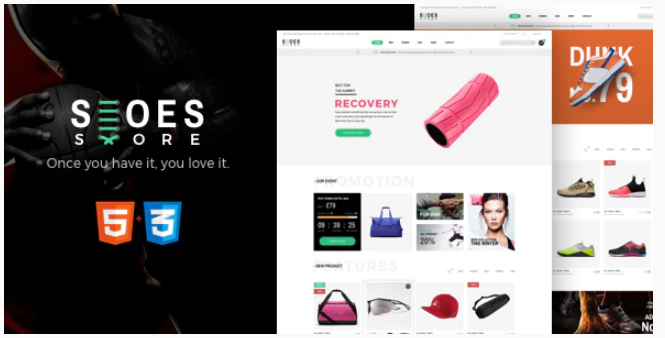Shoes - eCommerce HTML5 Template