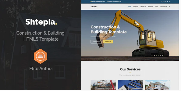 Shtepia - Construction & Building HTML5 Template