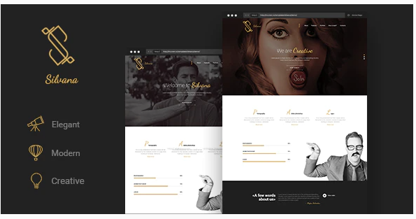 Silvana - Creative Onepage Agency Template