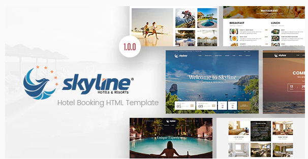 SkyLine - Hotel Booking HTML Template