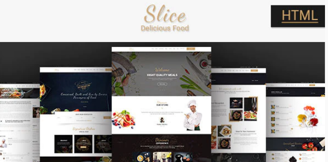 Slice Restaurant - Responsive Bootstrap Template
