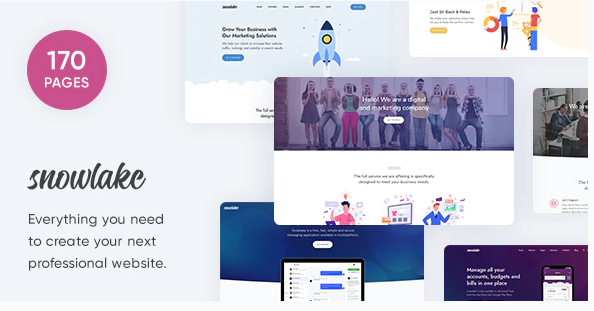 Snowlake - Creative Business & Startup Template