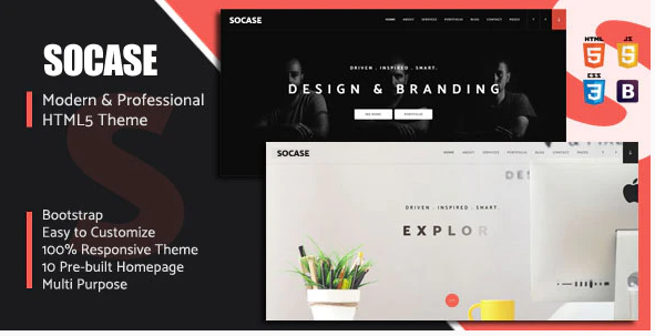 Socase- Multipurpose HTML5 Template