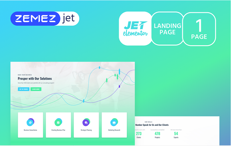 Solutt - Corporate Business Jet Elementor Template
