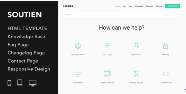 Soutien | Customer Support Helpdesk HTML Template
