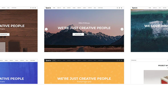 Spacia - One Page Parallax Theme