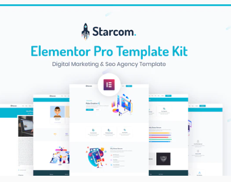 Starcom - Saas & Startup Template Kit