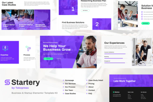 Startery | Business & Startup Elementor Template Kit