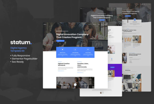 Statum - Business & Agency Elementor Template Kit