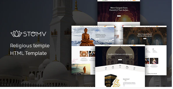 Stomv - Religious temple HTML Template