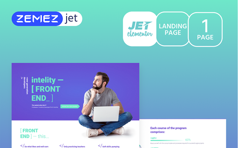 Product Image - Studiex – IT Cources Jet Elementor Template