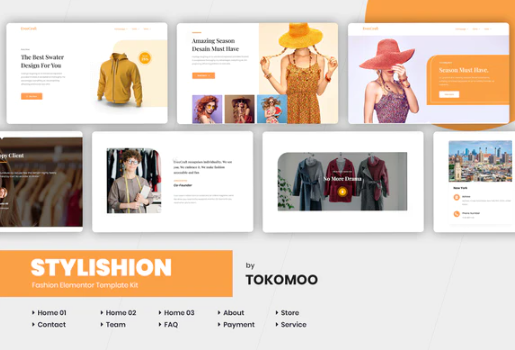 Stylishion | Fashion Elementor Template Kit
