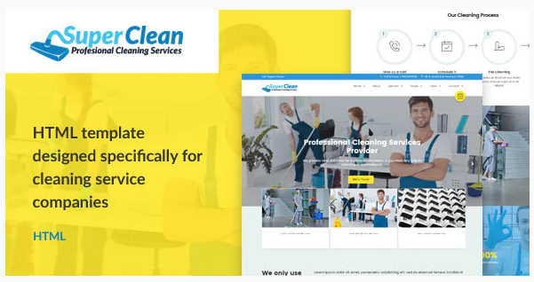 Super Clean - Cleaning Services HTML Template
