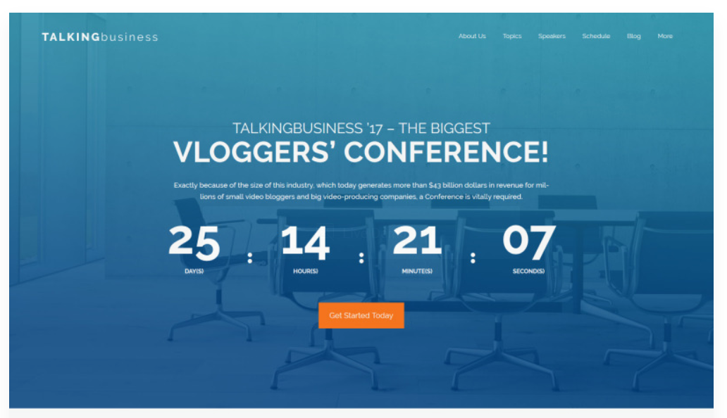 Talking Business - Business Coaching & Consulting WordPress Theme