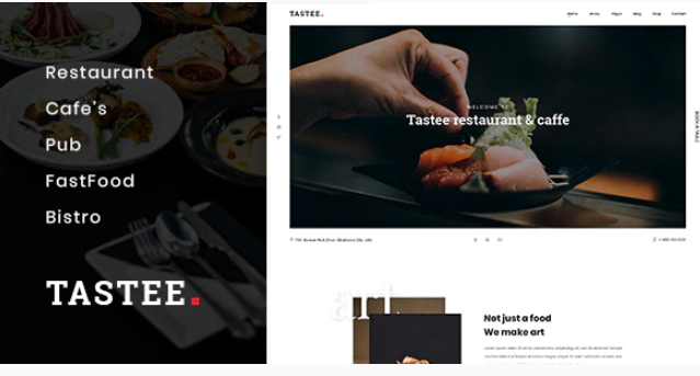 Tastee | Restaurant PSD Template