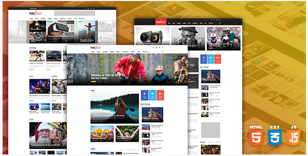 TodayExpress – News & Magazine HTML Template — Website Template by ThemeForest