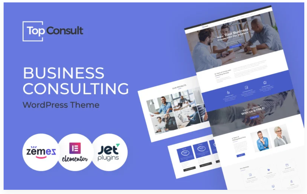 Product Image - TopConsult – Business Consulting WordPress Theme