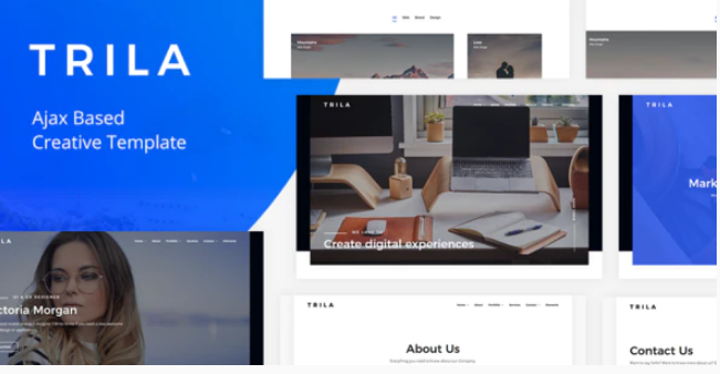 Trila - Ajax Based Creative Template