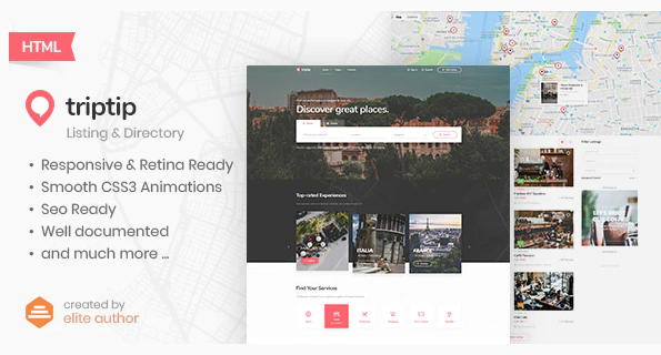TripTip - Listing & Directory HTML5 Template