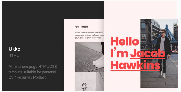 Ukko - Personal Portfolio HTML Template