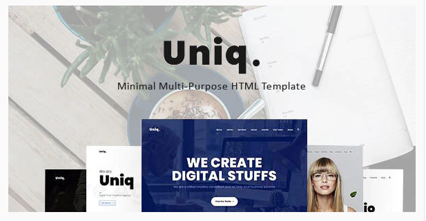 Uniq - Minimal Multipurpose Creative HTML Template