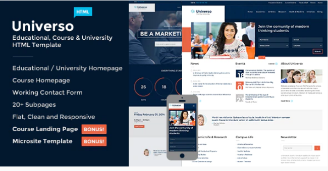 Universo - Courses, Events, Education & University