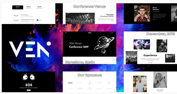 Ven - Creative Event, Portfolio & Agency Template