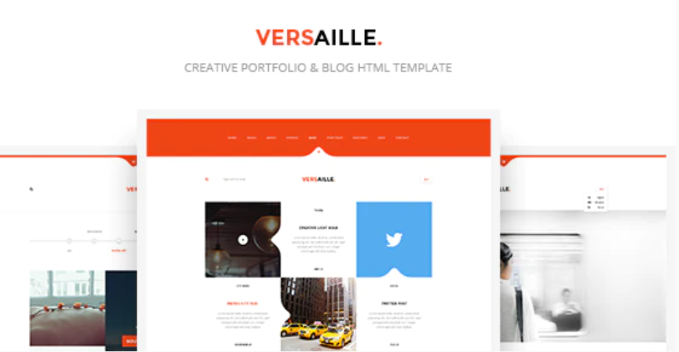 Versaille - Personal Blog HTML5 Template