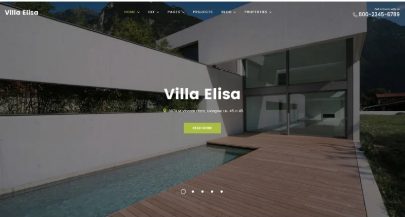 Villa Elisa - Real Estate Responsive WordPress Theme