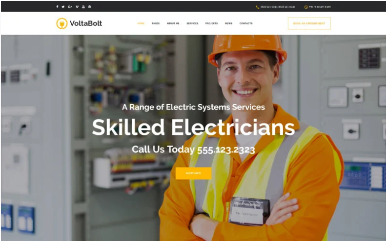 Product Image - VoltaBolt – Electrician Services Responsive WordPress Theme