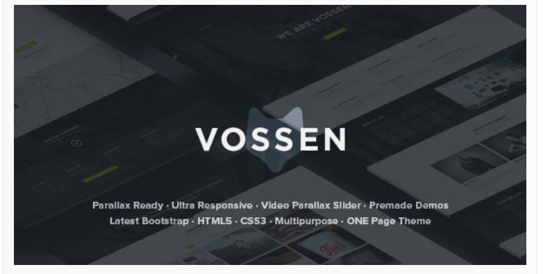 Vossen - Responsive Parallax Multipurpose Template