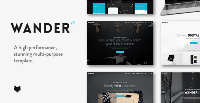 Wander | The Multi-Purpose Template