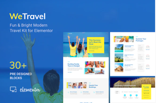 WeTravel - Travel and Tourism Template Kit
