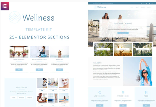 Wellness - Elementor Template Kit